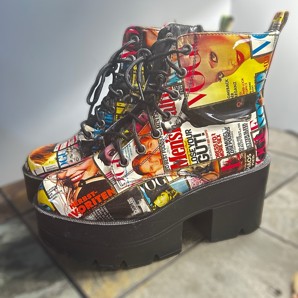 Magazine Platform Booties